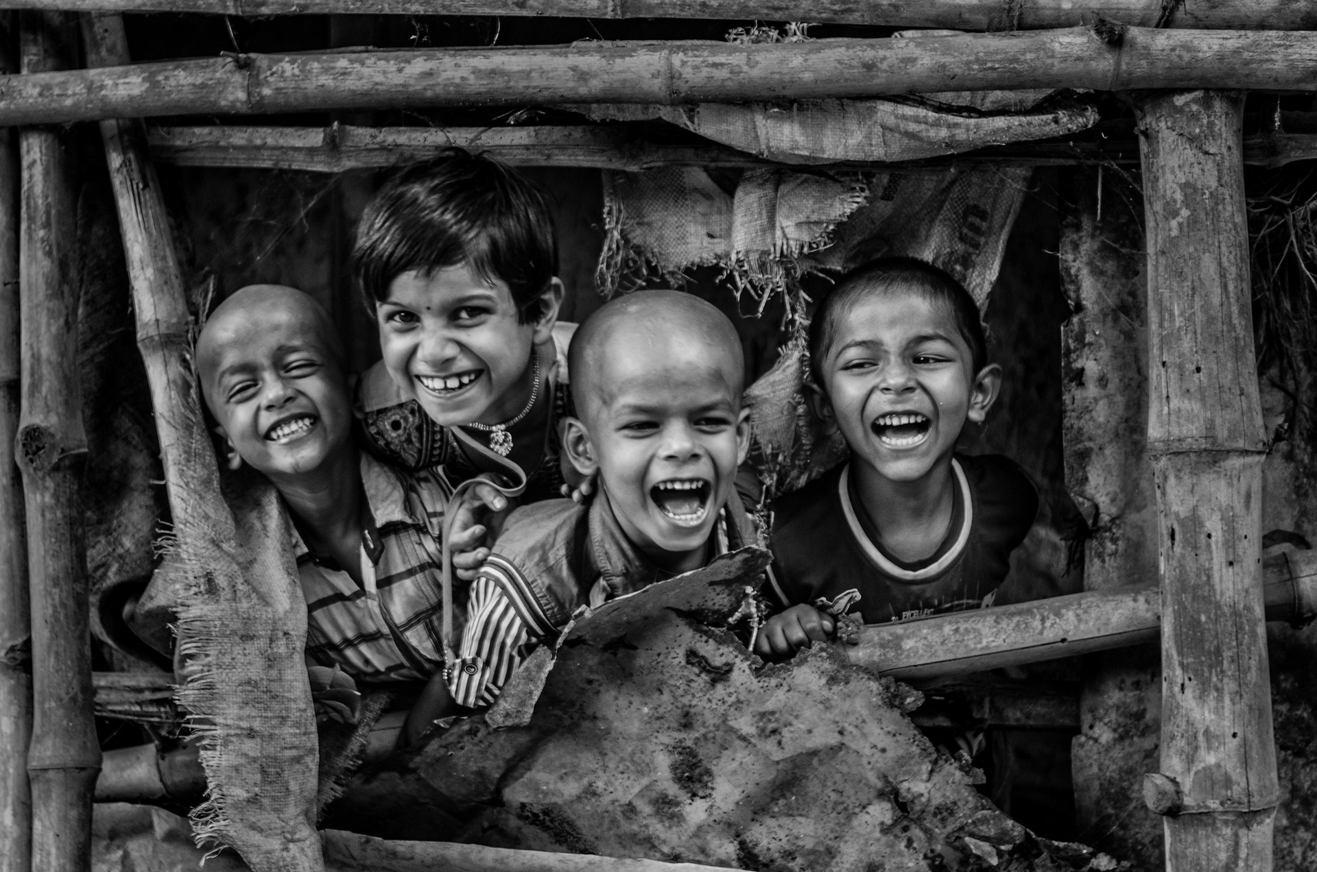 Children in village