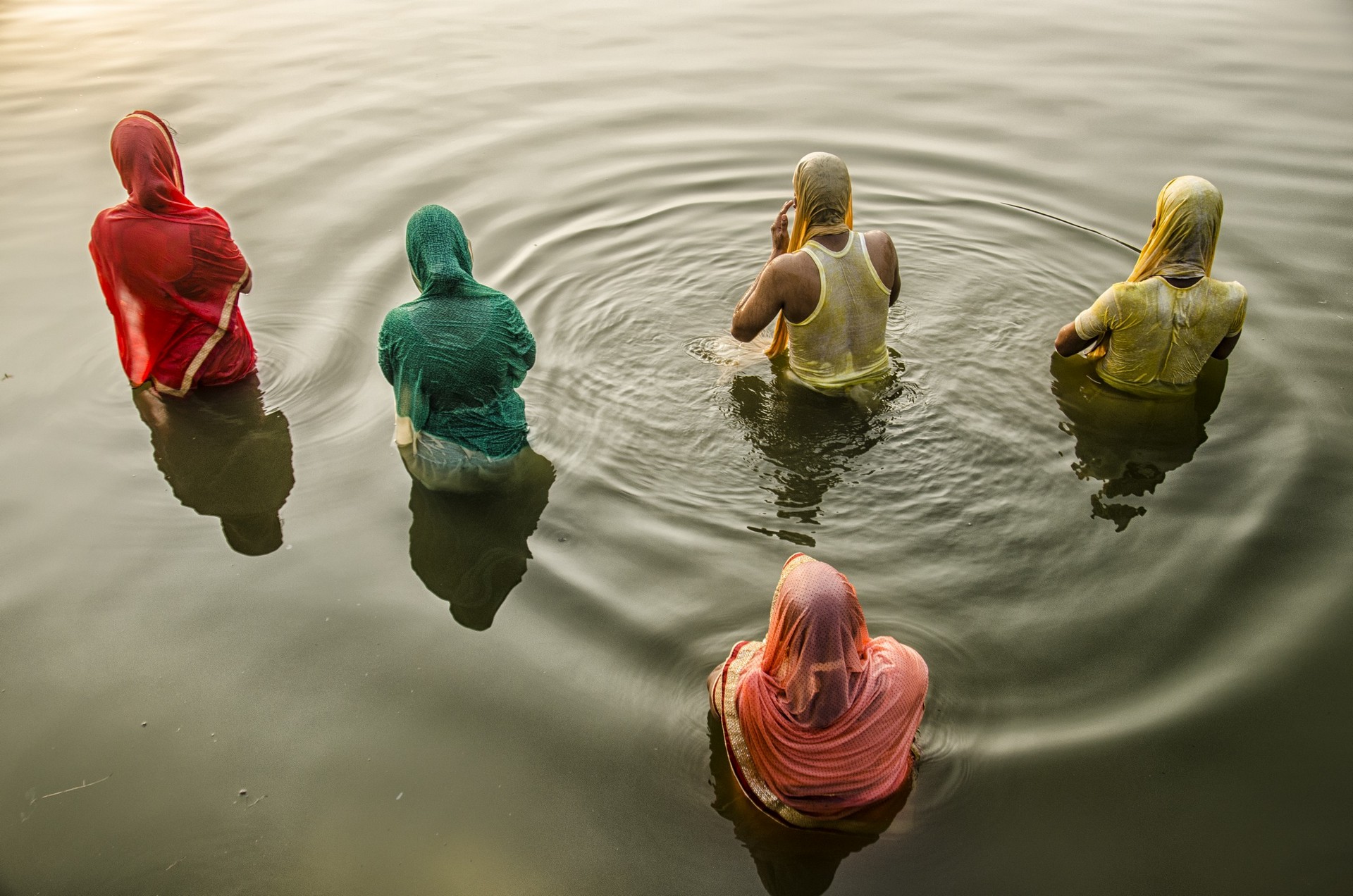 Colors in water