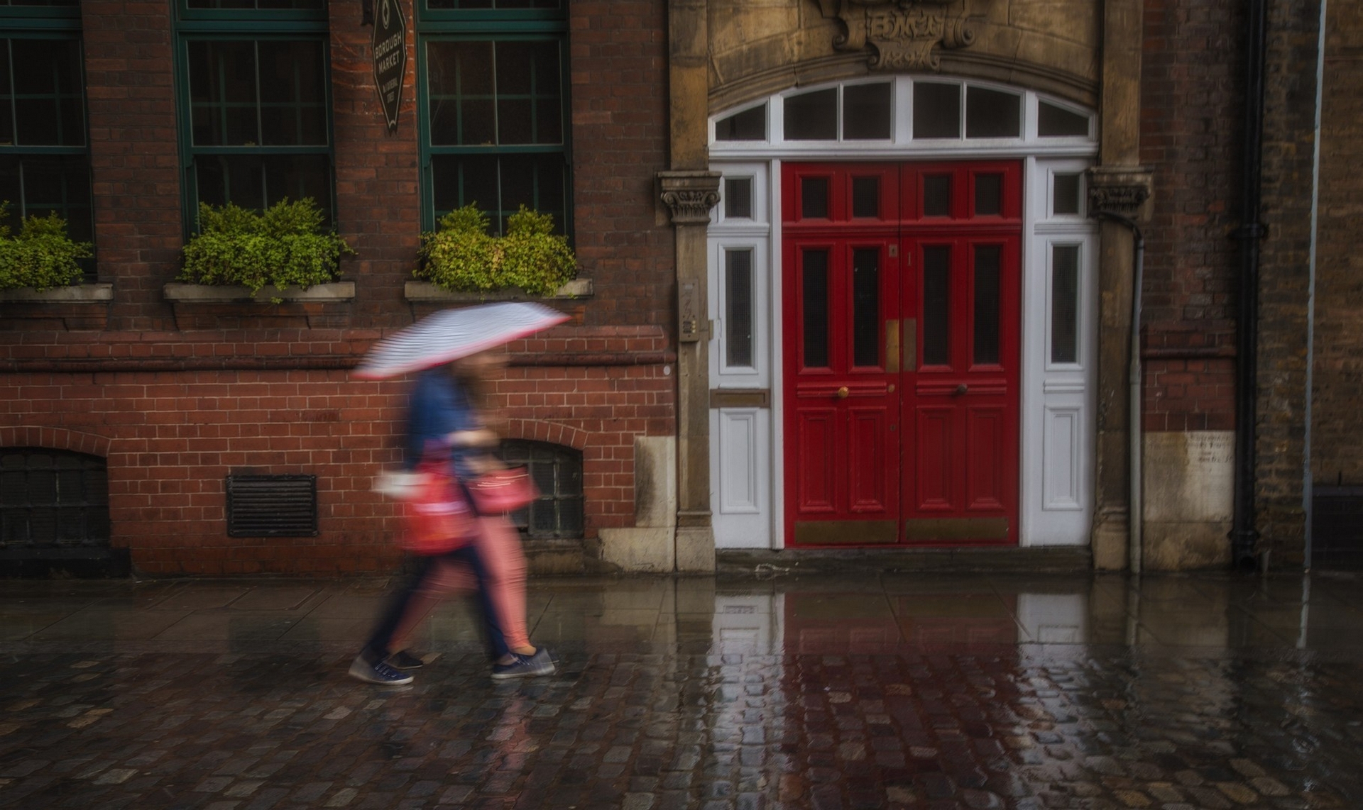 The closed door