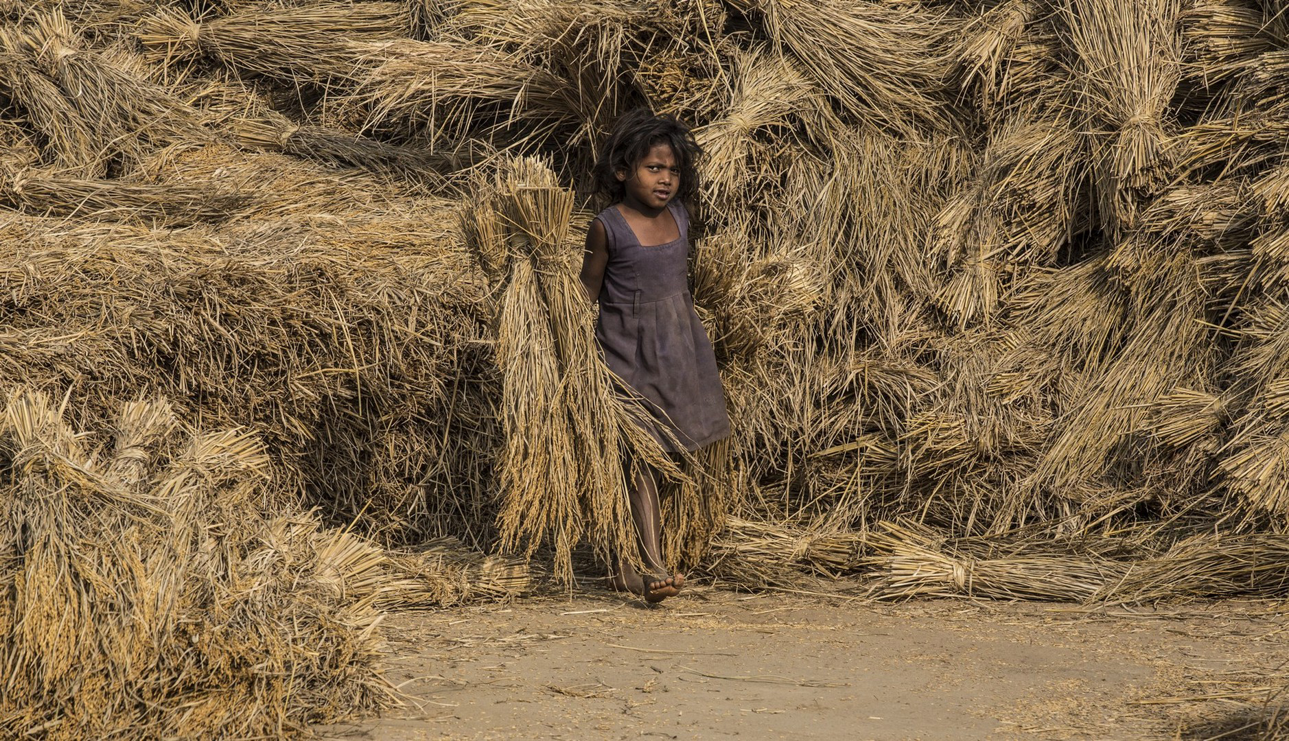 Girl at work
